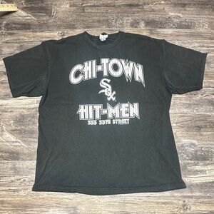 Chicago White Sox Chi Town Hit Men 2005 MLB T Shirt Black